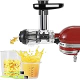 Italdos Entsafter für KitchenAid, Entsafter für Obst und Gemüse, leicht zu reinigen, hohe Saftleistung und trockenes F