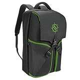 ENHANCE Universal Gaming Rucksack für Konsolen wie Xbox 360, Xbox One, & Computer Ausreichend Platz für Ihre Controller, Headsets, Spiele, Mäuse, Tastaturen & Zubehör - Essential Esports Gear - Grü