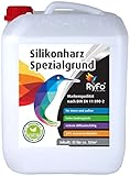 RyFo Colors Silikonharz Spezialgrund 5l (Größe wählbar) - Siliconharz-Grundierung, Silikon Tiefengrund, ideal für Silikonharz-Fassadenfarbe, Fassaden-Grund, für innen und auß