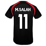 Liverpool FC - Herren Trainingstrikot - Offizielles Merchandise - Schwarz - LFC Salah 11 - L