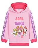 PAW PATROL Mädchen Pullover, Hoodie Mädchen Kapuzenpullover (4-5 Jahre, Rosa)