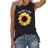Sweatshirt Damen GroßE GrößEn Ärmellos Tshirt Oversize Kurzarm Locker Sommer Oberteile Schulterfrei Sexy Tee Shirt Locker Casual Tanktops Shirt Lässig Basic Bluse Sweatshirt S