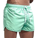 Dasongff Herren Badeshorts Schnelltrocknend Sommer Männer Freizeit Swim Shorts Strandshorts Beachshorts Badehose Boardshorts Kurze Hose Schwimmhose mit Kordelzug