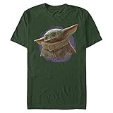 Star Wars Herren The Child Circle T-Shirt, Waldgrün, X-Groß