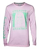 Rick and Morty Japan Pickle Langarmshirt pink M