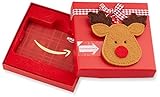 Amazon.de Geschenkkarte in Geschenkbox (Rentier)