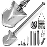 ANNIHILATE Klappspaten Multifunktiona Survival Camping Klappschaufel, Geschenke Für Männer Klappspaten Bundeswehr Origina Survival Kit (F2)