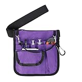 YZILXY Pflegeorganisator Gürtel, Krankenschwester Gürteltasche Mit Klebebandhalter, Multi Compartment Medical Pack Tasche | Krankenschwester Schürze Hüfttasche Für Stethoskope, Verb