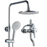 WFAANW Dusche Badewanne Set Air Dusche, alle Kupfer-Hahn-Down-Wasserqualität Assurance of Modern Einfach Luxus, Luxus und Antike Klassische Startseite Dek