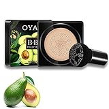 1 Stück Avocado BB Luftkissen CC Cream Concealer Kissen Avocado Makellose Grundlage Make-up Puder Make-up Basis Grundierung mit Pilz Gut für Frauen Mädchen sogar H