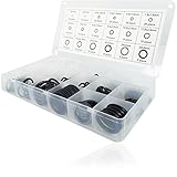 HMH-Shop 225-teiliges Dichtungsringe Set Ø 3-22 mm O Ringe Dichtungsset Gummi Dichtungen für Sanitär Gummidichtung rund O Ring Sortiment Dichtring