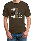 Go for Gold - Bronze, Silber, Gold Fanshirt Für Olympische Spiele T-Shirt XL B