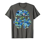 Star Wars Stormtrooper Hawaiian Print Helmet T-Shirt C2