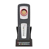 Scangrip SUNMATCH 3, Wiederaufladbare LED-Arbeitsleuchte für Details und Farbabstimmung mit 5 Farbtemperaturen und hohem CRI+