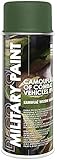 1 Stück 400ml Militär Army Militärlack Lackspray Nato Farbe wählbar (olive grün RAL 6003)