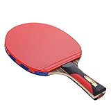 QinWenYan Tischtennisschläger Tischtennisschläger Boden Allround-Racket Light Board Körpersportartikel für Draußen (Farbe : Multi-Colored, Size : 15x24cm)