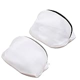 Wäschenetz für Schuhe/Sneaker, Schuh-Wäschebeutel mit Reißverschluss für Waschmaschine Schuhnetz Schuhbeutel, 2 Stück Netzschuhe Wäschesack mit Reißverschluss für Waschmaschine und die R