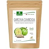 MoriVeda® Garcinia Cambogia, 90 Kapseln I Natürliche Burner Kapseln als Diät-Unterstützung I Verbrenner-Kapseln & Kohlenhydratblocker I Vegan & Glutenfrei I 60% HCA +