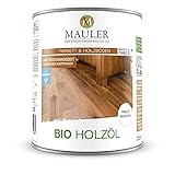 Mauler Holzöl - Möbel, Arbeitsplatte, Parkett - Holzpflege und Holzschutzt gegen Flecken, Kratzer, Abnützung. Geruchsfrei., DEMAU_BHOL_WA_FARB_0001., Natur - Öl, 1 L