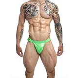 Zarupeng Männer Lederhöschen Unterwäsche Männer Slips Cotton Stretch Essential Unterhose Herren Thong Spitze Durchsichtige G-Strings Herren Slip Nahtlos Unterwäsche Atmungsak