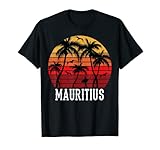 Retro Vintage Mauritius I Palmen & Strände I Mauritius T-S