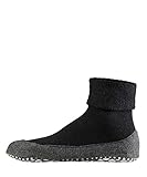 FALKE Herren Cosyshoe M HP Hausschuh-Socken, Blickdicht, Schwarz (Black 3000), 39-40