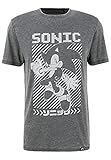 Recovered Herren T-Shirt Sonic The Hedgehog Mono Japan - Baumwoll-Shirt in Größe L