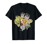Blume, Frühling, Geburtstagsgeschenk, Party, Hund. T-S
