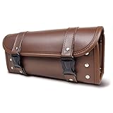 WILDKEN Motorrad Werkzeugtasche Werkzeugrolle Taschen Roll PU Leder Wasserdicht Motorrad Sattel Taschen für Harley D