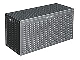 Schauer Outdoor Auflagenbox 320 Liter Rattanoptik Gartentruhe Gartenbox Kissenbox Gartenmöb
