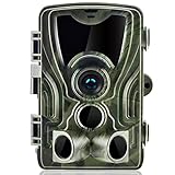 Wildkamera mit Bewegungsmelder Nachtsicht, 2.7K 24MP H.264 HD Wildkamera, Klare Wasserdicht mit 36pcs 940nm IR LEDs Nachtsichtkamera, Jagdkamera Wildtierkamera für die Überwachung von W