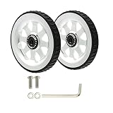 Perfeclan 2 Stück Ultraleichtes Faltrad Easy Wheels Modifiziertes Refit Easywheel für Brompton - Silb