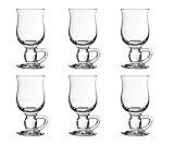 Irisch Coffee Tasse, Irisch Kaffee Gläser von Pasabahce, 270cc, 6 Stück