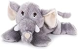 Habibi Plush Classic – 1832 Elefant mit Hirsekörnerfüllung, Wärmestofftier zum Erwärmen in der Mikrowelle/Back