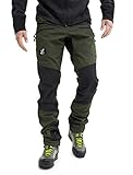 RevolutionRace Herren Nordwand Pro Pants, Hose zum Wandern und für viele Outdoor-Aktivitäten, Forest Green, S