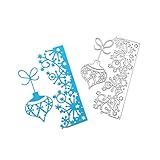 ECMQS Weihnachtslaterne Spitze Stanzmaschine Stanzschablone, Scrapbooking Prägeschablonen Stanzformen Schablonen Für Scrapbooking, Fotopapier, Karten, Handwerk Prägen DIY Stanzbög