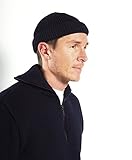 modAS Schippermütze 100% Schurwolle Mütze (schwarz)