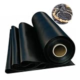 BAIYING Fischteichfolie, Starke Wetterbeständigkeit Reißfestigkeit Anti-Leckage Nicht Leicht Zu Knacken Gartenpoolmembran Zum Biogasfermenter Hofbrunnen (Color : Black, Size : 3x9m)