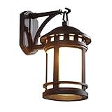 ZHANGJINYISHOP2016 Wandlampe Wandleuchte Außenwandleuchten 12.2'H Außenwandlaterne wasserdicht Sconce Porch Lights Wandhalterung für Haus Wandbeleuchtung (Color : B)