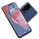 Annadue 7,2 Zoll 12GB + 512GB Hochauflösendes Smartphone, Wassertropfenbildschirm P40 Pro + Gesichtsfingerabdruckerkennung Fingerabdruck Entsperren, Zwei Karten Dual Standby 5G Smartphone(schwarz)