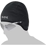 GORE Wear Winddichte Herren Fahrrad-Mütze, M WINDSTOPPER Thermo Beanie, Größe: 54-58, Farbe: Schwarz, 100391