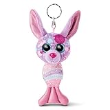 NICI 46823 Original-Glubschis Schlüsselanhänger Meerjungfrau Hase Shellina 12cm-Plüschtieranhänger mit Schlüsselring, Stofftierschlü