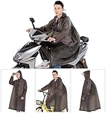 speoww Motorrad Universal Wasserdichter Poncho Elektrofahrrad Langlebiger Regenmantel, Mobilitätsroller Regenbekleidung Wetterfeste Jackenabdeckung Für Männer Frauen 728