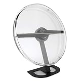 Vipxyc 38CM 3D Holographic Advertising Projector, 224 RGB Beads Fan Projection Display, Korrosionsbeständig, Leicht zu Tragen und zu Bedienen, für Ausstellungen, Geschäfte, Einkaufszentren(eu)