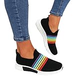 koperras Damen Slip On Sneaker Leichte Bequeme Turnschuhe Laufschuhe Atmungsaktive Walkingschuhe Sportschuhe Freizeitschuhe Tennis Schuhe Sommer Workout Jogging O