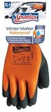 Spontex Winter Worker Waterproof Handschuhe, Wasserfeste Arbeitshandschuhe mit zweilagigem Innenfutter, hoher Kälteschutz, mit Latexbeschichtung, Größe XL, 1