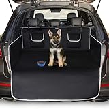 Toozey Kofferraumschutz Hund mit Seitenschutz - Universal Auto Kofferraum Hundedecke - Robuste Schutzmatte für Hunde, Schwarz - G