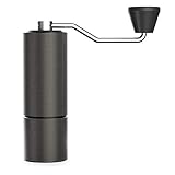 manuelle Kaffeemühle Manuelle Kaffeemühle Mit Einstellbaren Einstellungen Fit for Hochpräzise Gießen Von Espresso, Manueller Kaffeemühle (Color : Black)