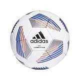 Adidas Tiro Com Fußball Ball White/Black/ROYBLU/SI 5