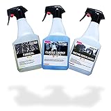 detailmate Auto Innenreinigungsset | ValetPRO Classic Carpet Cleaner 500ml + Enzyme Odour Eater 500ml + Fabseal 500ml | Für die ideale Innenraumreinigung und Polsterpfleg